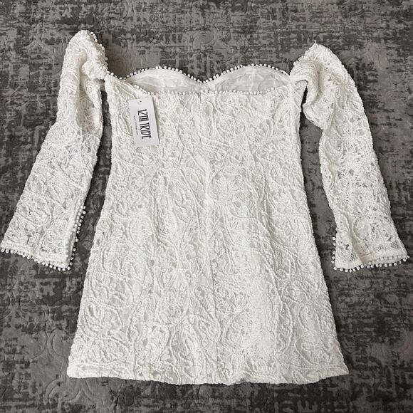 12th Tribe Lilliana Off Shoulder Lace Dress Women’s Size Large - Picture 12 of 15